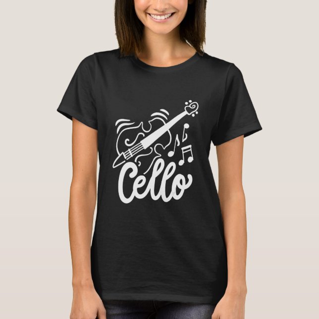 Cello Player Cellist T-Shirt (Vorderseite)