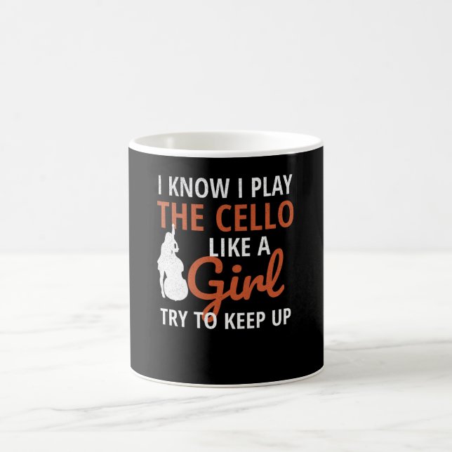 Cello Player Geschenke für Frauen| Cello Cellist G Kaffeetasse (Mittel)