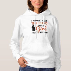 Cello Player Geschenke für Frauen  Cello Cellist  Hoodie