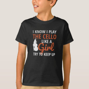 Cello Player Geschenke für Frauen Cello Cellist T-Shirt