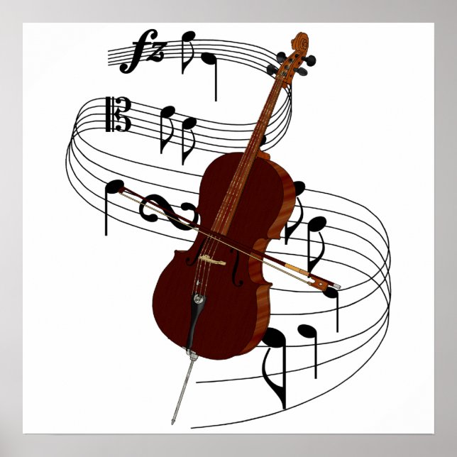 Cello Poster (Vorne)