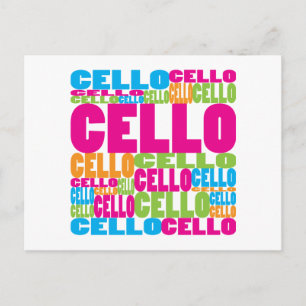 Cello Postkarte