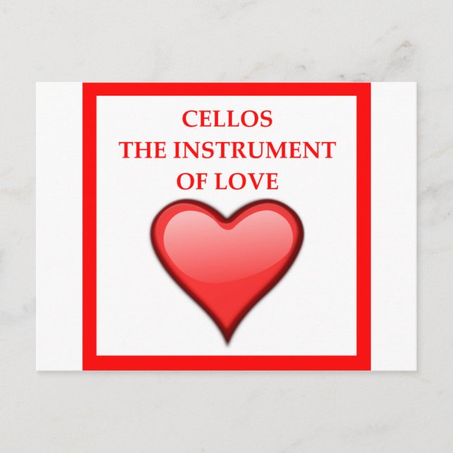 CELLO POSTKARTE (Vorderseite)