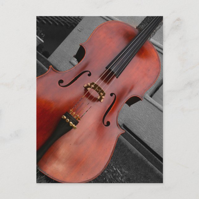 Cello Postkarte (Vorderseite)