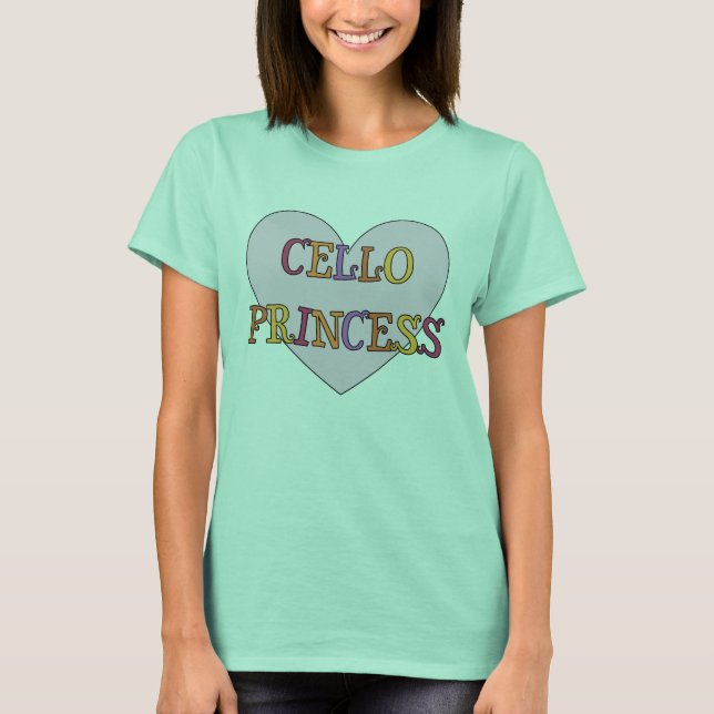 Cello Princess T Shirt (Vorderseite)