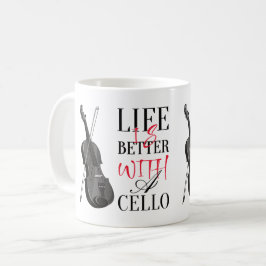 Cello Quotes-Tasse Kaffeetasse