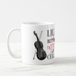 Cello Quotes-Tasse Kaffeetasse