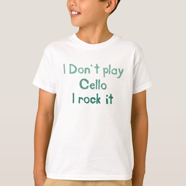 Cello Rock It - Kids n Babies T-Shirt (Vorderseite)