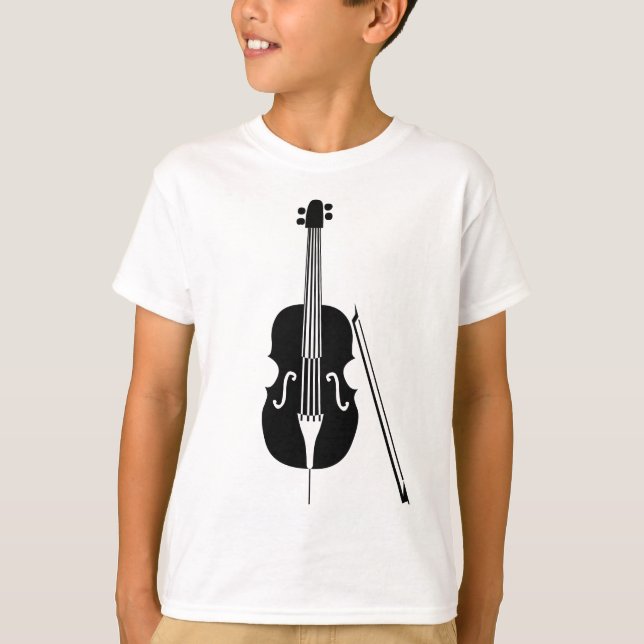 Cello - Schwarz T-Shirt (Vorderseite)