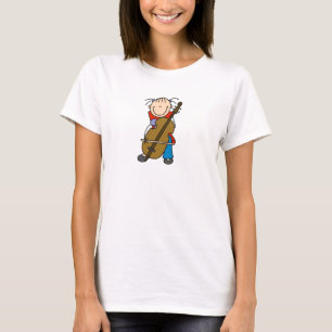 Cello-Spieler-Strichmännchen-Shirt T-Shirt