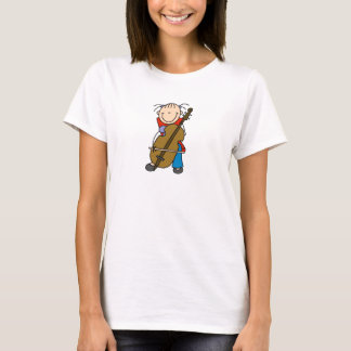Cello-Spieler-Strichmännchen-Shirt T-Shirt