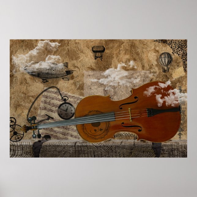Cello Steampunk Suite Poster (Vorne)