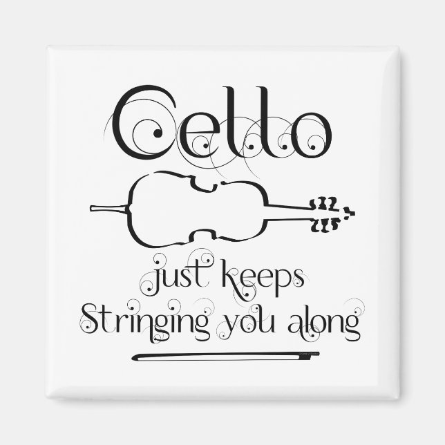 Cello String Along Magnet (Vorne)