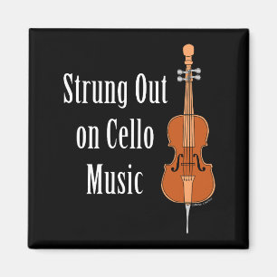 Cello Sucht Magnet