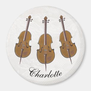 Cello Trio personalisiert Magnet
