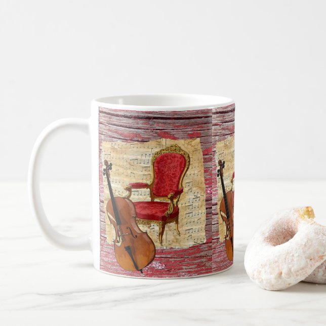 Cello Viktorianische Tasse (Mit Donut)