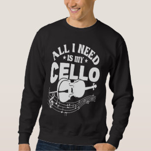 Cello Violin Symphosymphonische Klassische Musik Sweatshirt