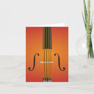 Cello, Violine, Viola notecard Entwurf Karte