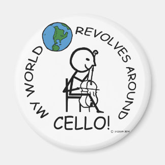 Cello - Weltumdrehungen Magnet