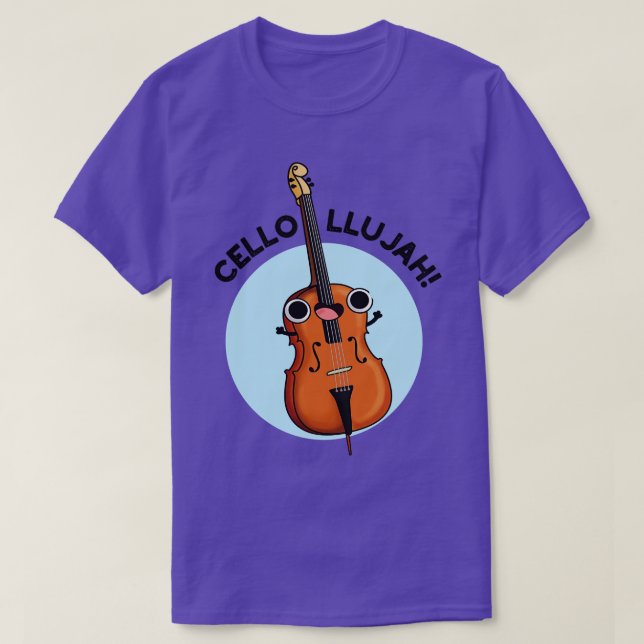 Cellollujah Niedlich Cello Pub T-Shirt (Design vorne)