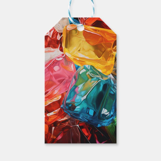 Cellophane Edelsteine Geschenkanhänger (Vorderseite)