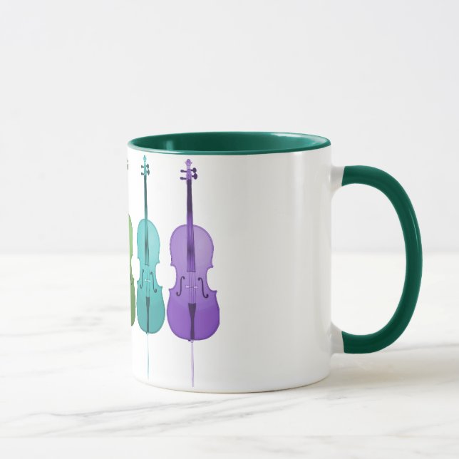 Cellos und Farbe Tasse (Rechts)