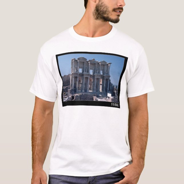 Celsus Bibliothek, errichtet in ANZEIGE 135 T-Shirt (Vorderseite)