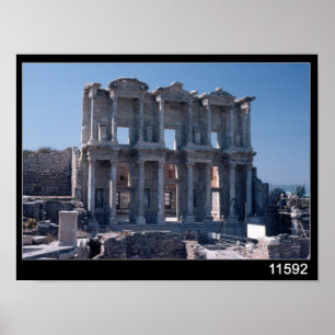 Celsus Library, erbaut in AD 135 Poster