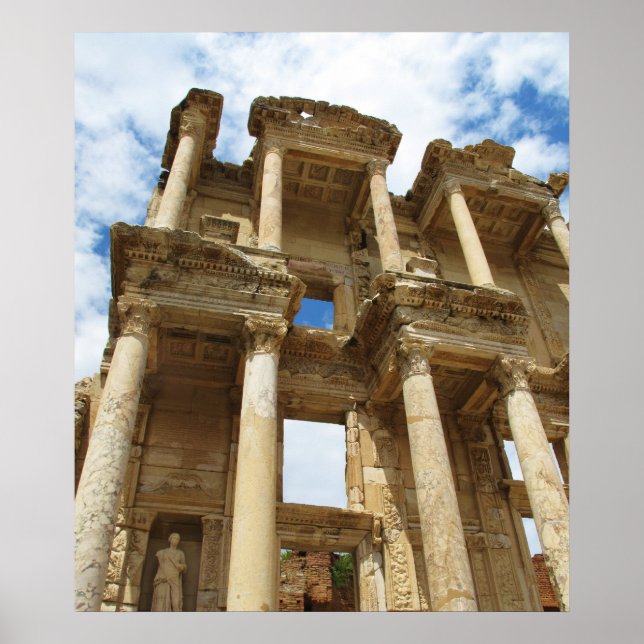 Celsus Library in Ephesus poster (Vorne)