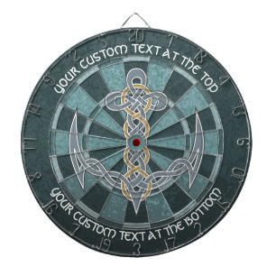 Celtic Anchor Dart Board Dartscheibe
