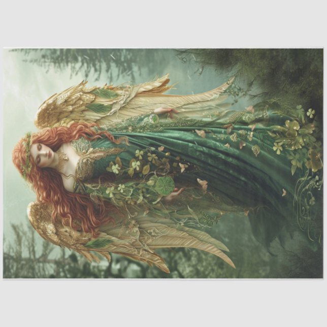 Celtic Angel Seidenpapier (Vorderseite)