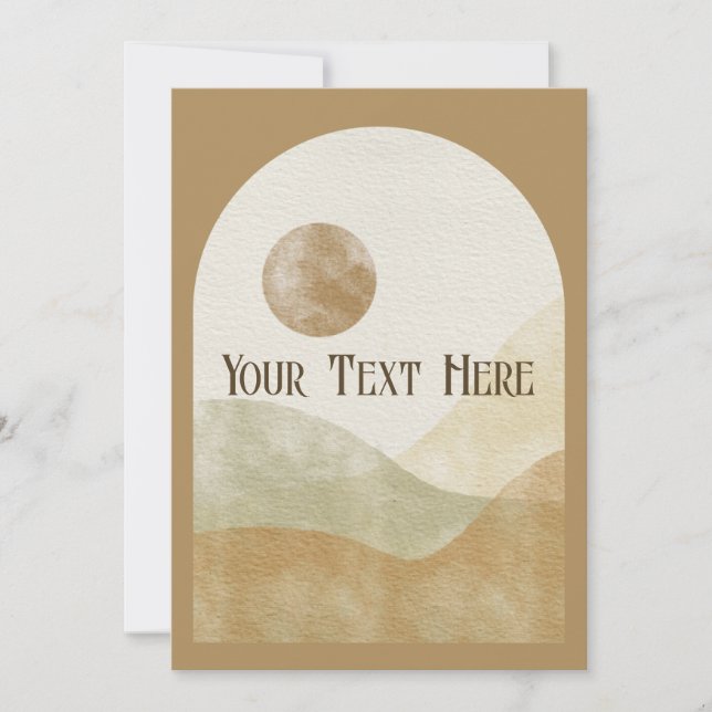 Celtic Beauty | Einladung zur Hochzeit (Vorderseite)