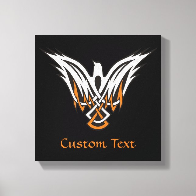 Celtic Bird Canvas Print Leinwanddruck (Vorderseite)