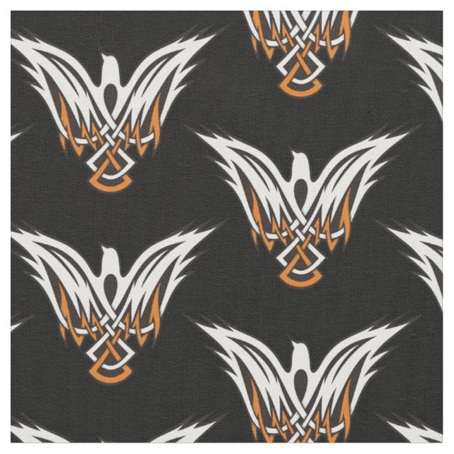 Celtic Bird Fabric Stoff (Nahaufnahme)