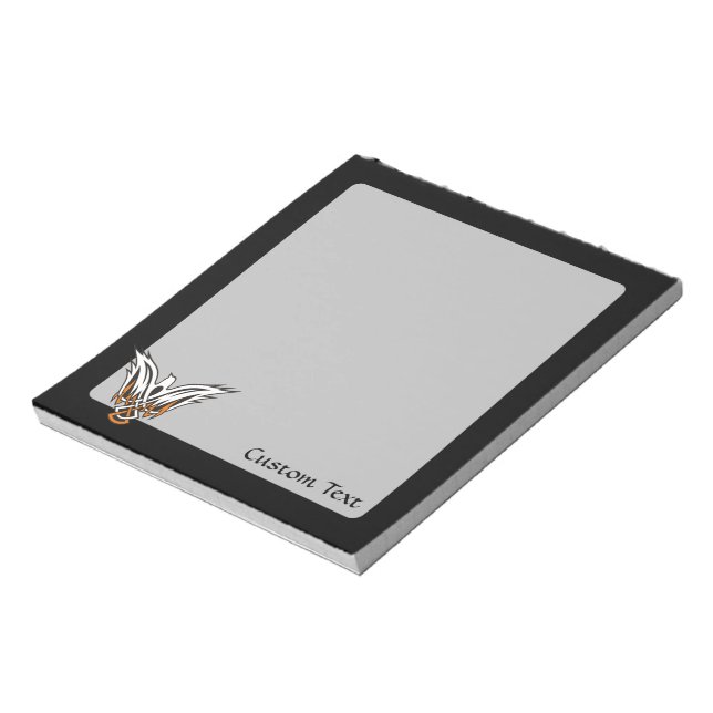 Celtic Bird Notepad Notizblock (Rotiert)