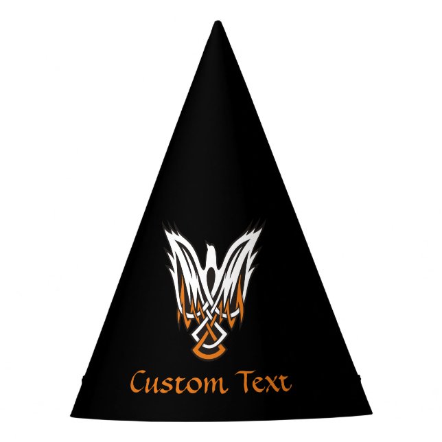 Celtic Bird Party Hat Partyhütchen (Vorderseite)