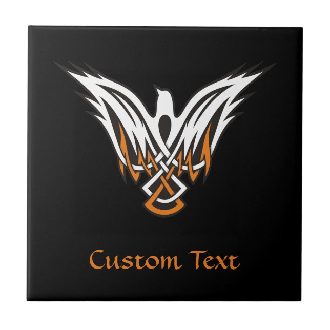 Celtic Bird Tile Fliese (Vorderseite)