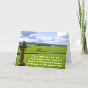 Celtic Blesing Card Karte