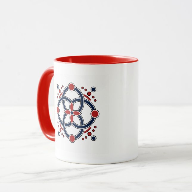 Celtic Bloom Rings Tasse (Vorderseite Links)
