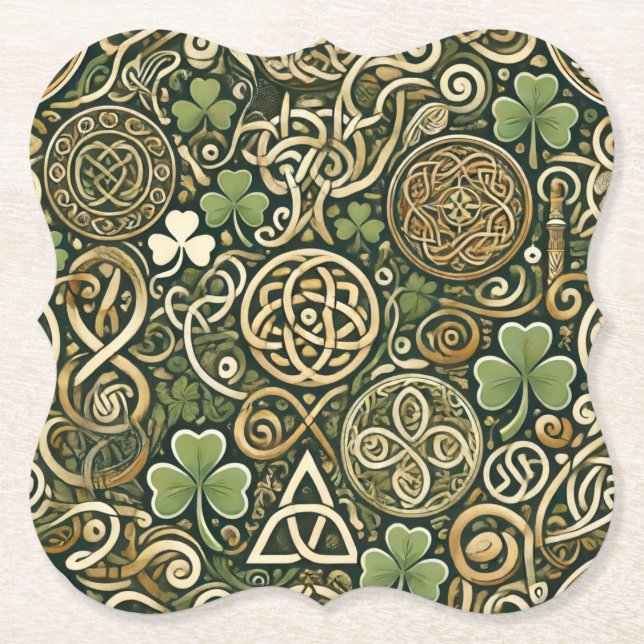 Celtic Bloom Untersetzer (Vorderseite)