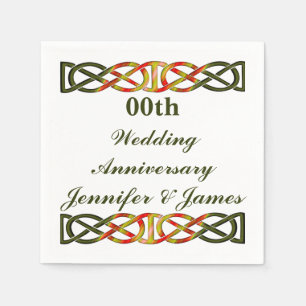 Celtic Braid Wedding Jubiläum Serviette