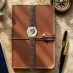 Celtic Brown Horellow Armbanduhr