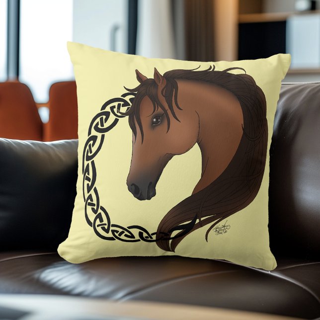 Celtic Brown Horellow Kissen (Von Creator hochgeladen)