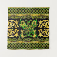 Celtic Butterfly - Grüner Marmor und Gold