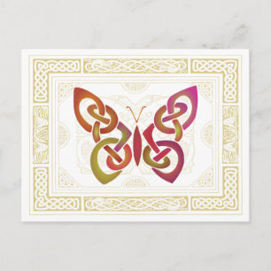 Celtic Butterfly Postkarte