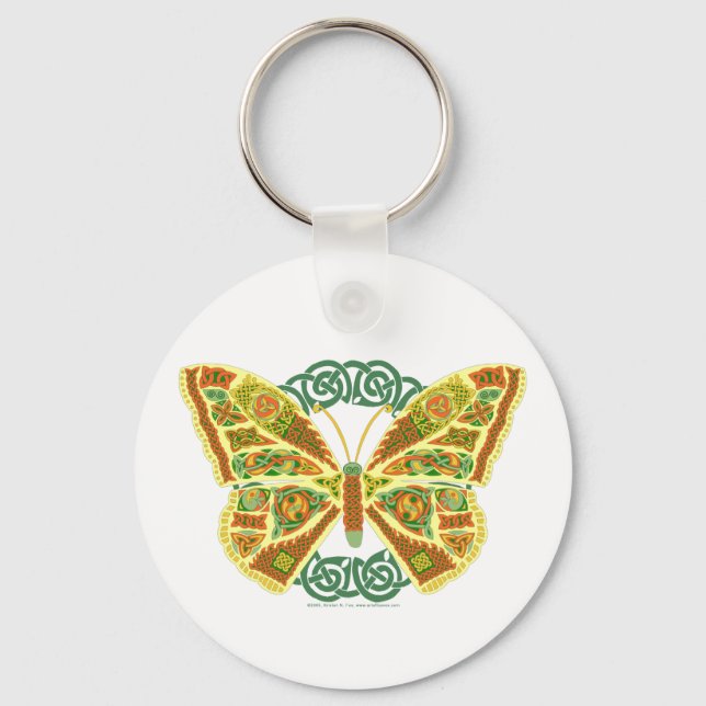 Celtic Butterfly Schlüsselanhänger (Vorderseite)
