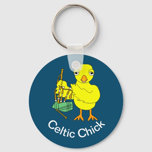 Celtic Chick Schlüsselanhänger (Vorderseite)
