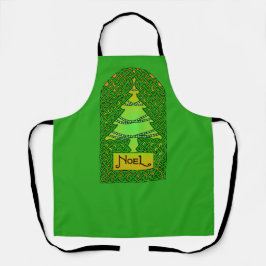 Celtic Christmas Tree All-over Print Schürze