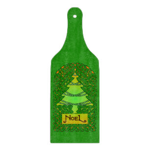 Celtic Christmas Tree Cutting Board Schneidebrett