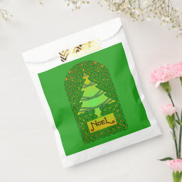 Celtic Christmas Tree Favor Bags Geschenktütchen